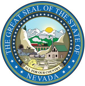 The great seal of the state of Nevada